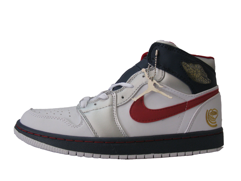 Cheap Air Jordan 1 Shoes Olympics White Midnight Navy Metallic Silver Varsity Red - Click Image to Close